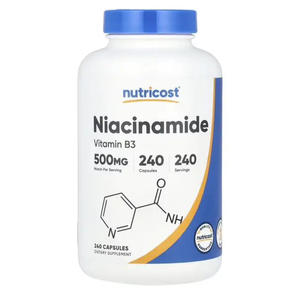 Nutricost Niacinamide Vitamin B3 500 mg Capsules